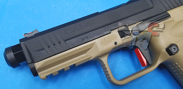 Cyber Gun CANiK x SAI TP9 Elite Combat GBB Pistol (Dual Tone) - Click Image to Close